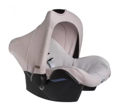 Voorkant -Babyproducten baby s only hoes maxi cosi sparkle zilver roze 1