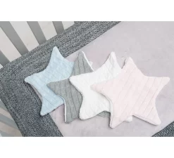 Knuffeldoekje Ster Kabel - Wit -Babyproducten baby s only knuffeldoekje ster kabel wit 2