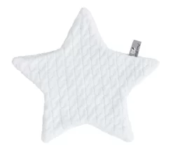 Knuffeldoekje Ster Kabel - Wit
