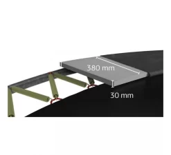 Berg Champion Inground 330 Trampoline - Grijs -Babyproducten berg champion inground 330 trampoline grijs 3