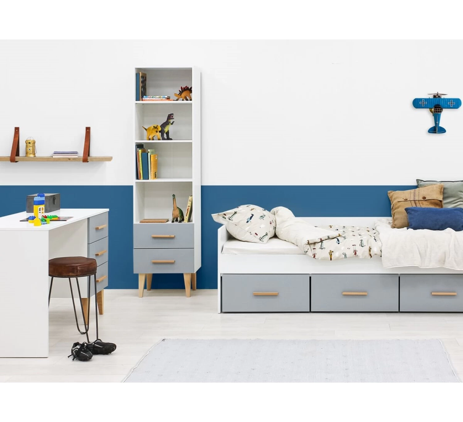 Bedbank Emma 90x200 3 Laden (excl. Bodem) 4 Bedbank Emma 90x200 3 Laden (excl. Bodem) - Afbeelding 4