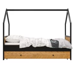 Huisbed Job 90x200 Vintage Honey -Babyproducten bopita huisbed job 90x200 vintage honey 3