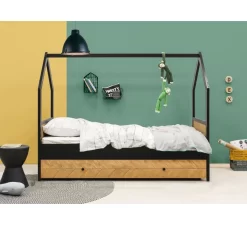 Huisbed Job 90x200 Vintage Honey -Babyproducten bopita huisbed job 90x200 vintage honey 5