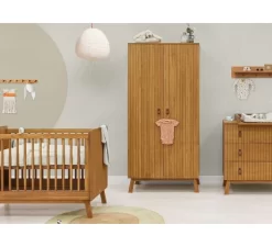 Senna Bed 60x120 - Rose Wood -Babyproducten bopita senna bed 60x120 rose wood 2