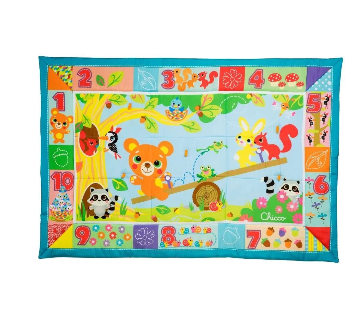 CHICCO Speelkleed XXL Beestenbos 1 CHICCO Speelkleed XXL Beestenbos