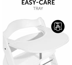 HAUCK Alpha Click Tray - White -Babyproducten hauck alpha click tray white 4