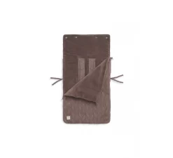 Jollein Voetenzak Groep 0+ Spring Knit - Chestnut -Babyproducten jollein voetenzak groep 0 spring knit chestnut 2