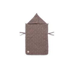 Jollein Voetenzak Groep 0+ Spring Knit - Chestnut -Babyproducten jollein voetenzak groep 0 spring knit chestnut 3