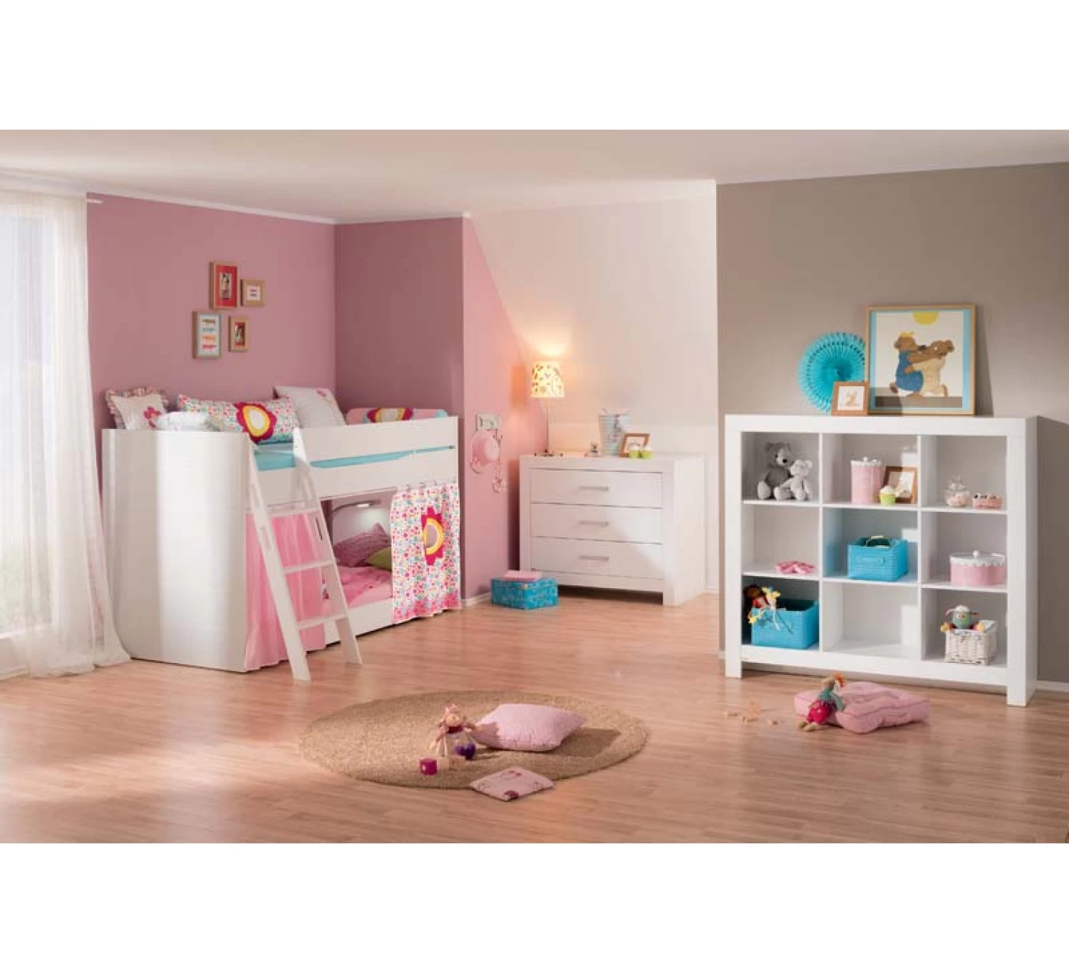 Fiona Halfhoogslaper Schuine Trap 90x120 1 Fiona Halfhoogslaper Schuine Trap 90x120