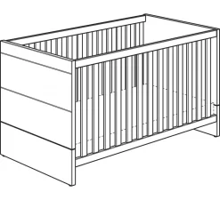 Fiona Ledikant 70x140cm -Babyproducten paidi fiona ledikant 70x140cm 2