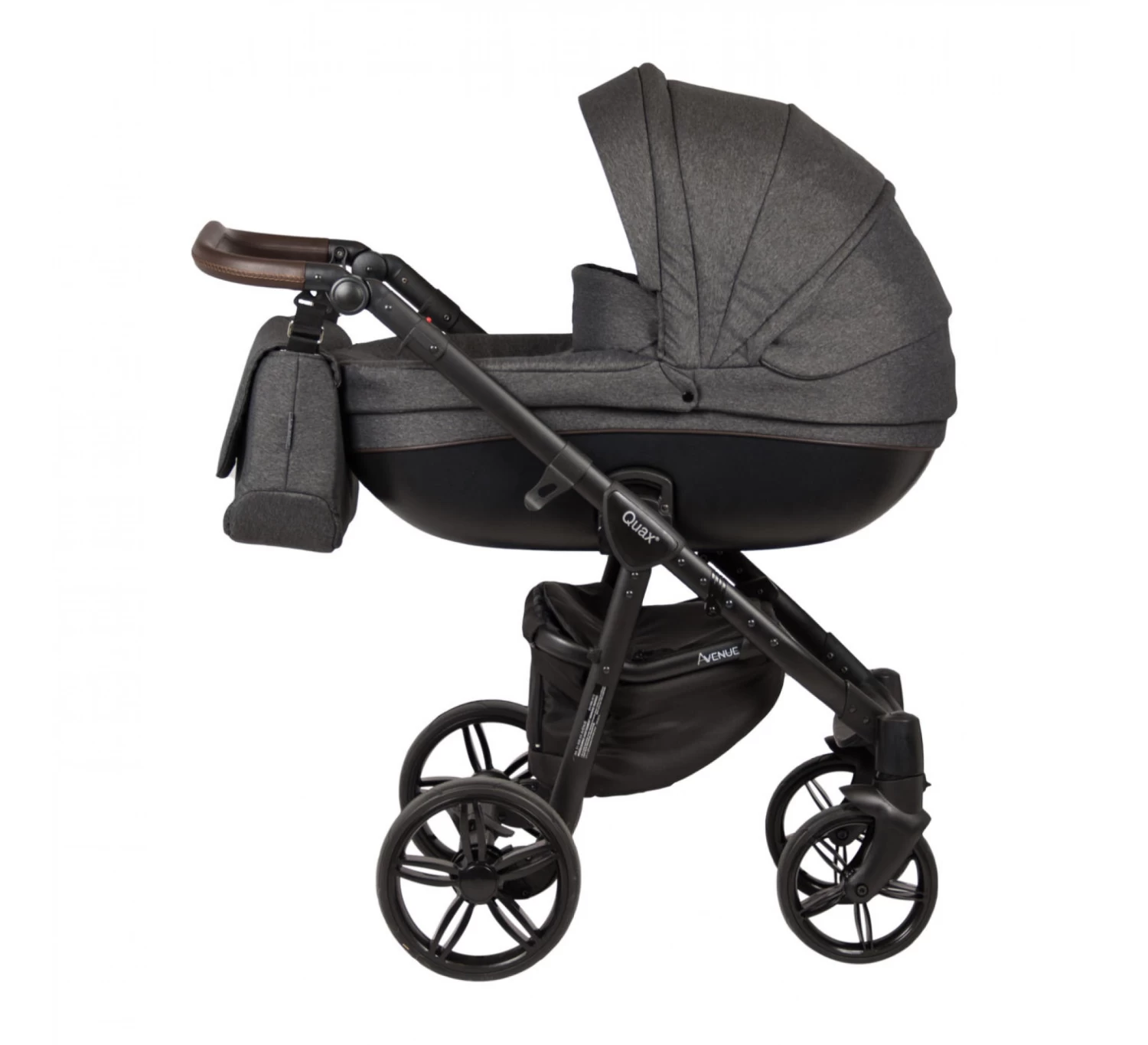 Avenue Kinderwagen Linen Black 2 Avenue Kinderwagen Linen Black - Afbeelding 2