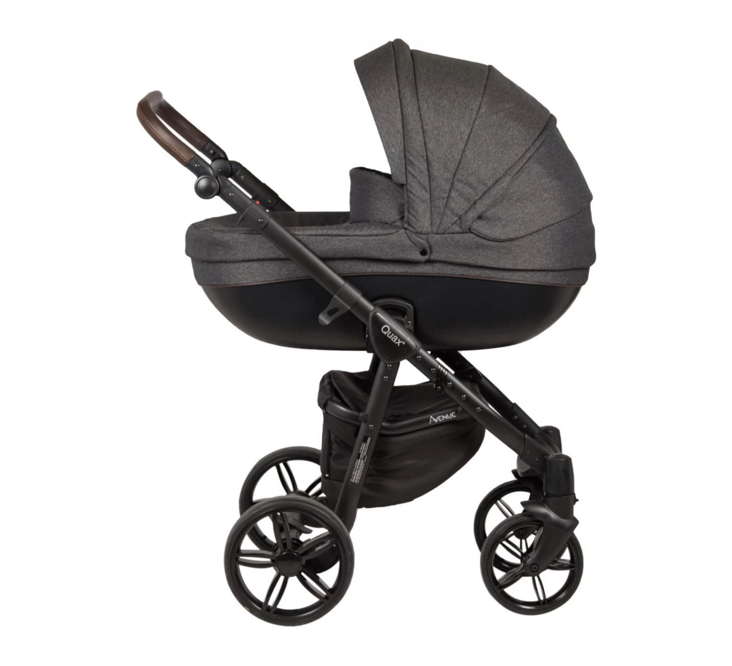 Avenue Kinderwagen Linen Black 1 Avenue Kinderwagen Linen Black