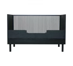 Hai No Ki - Bed 140x70 Black Ash -Babyproducten quax hai no ki bed 140x70 black ash 2