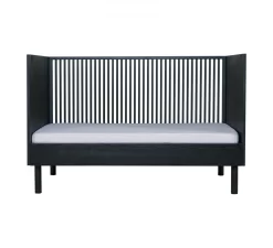 Hai No Ki - Bed 140x70 Black Ash -Babyproducten quax hai no ki bed 140x70 black ash 4