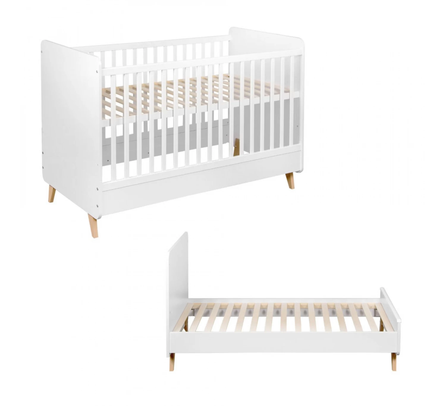 Loft Meegroeibed 70x140 - Wit 1 Loft Meegroeibed 70x140 - Wit