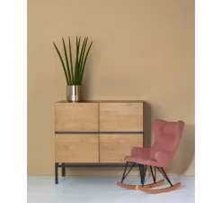 Rocking Kids Chair De Luxe - Black -Babyproducten quax rocking kids chair de luxe black 2