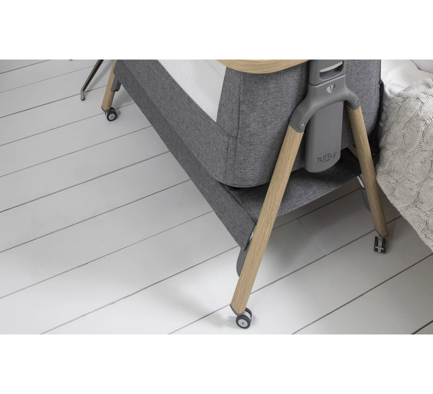 CoZee Wielen Voor Bedside Crib 2 CoZee Wielen Voor Bedside Crib - Afbeelding 2