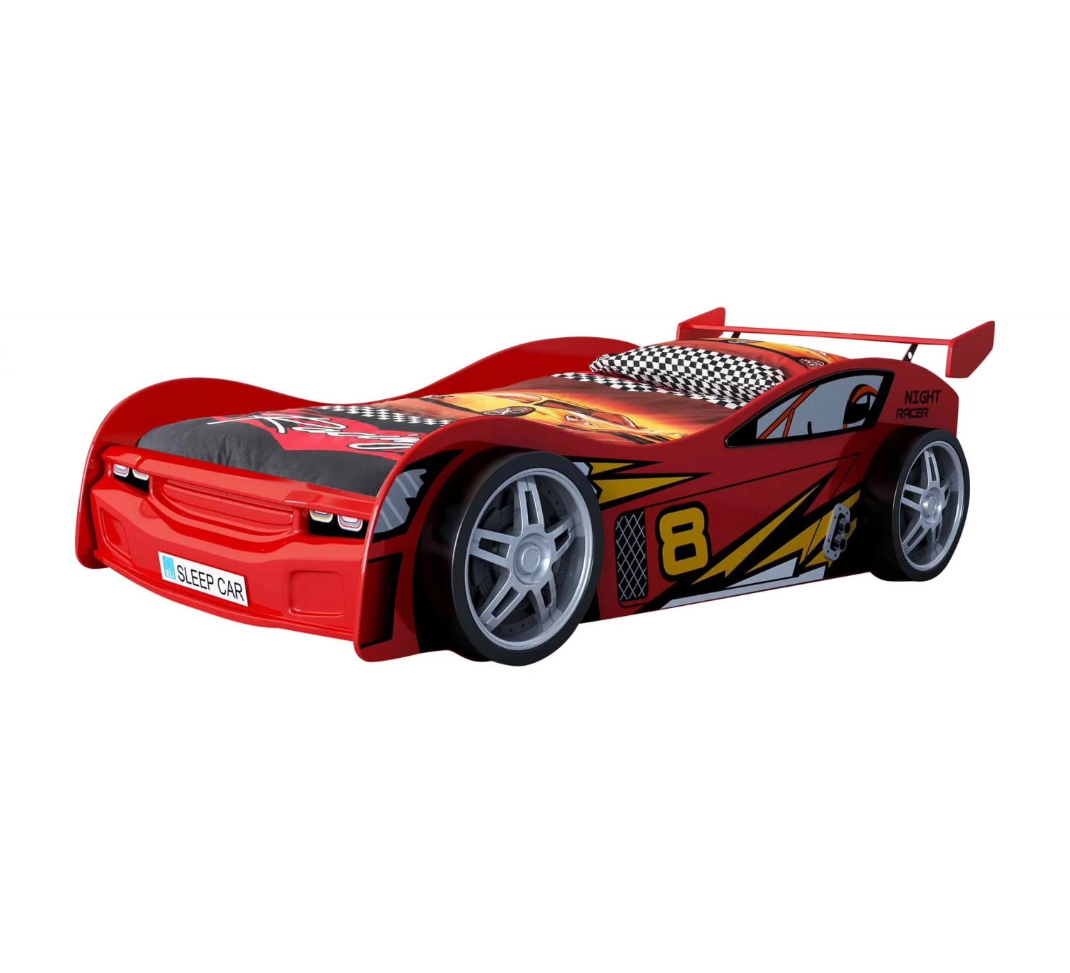 Night Racer Autobed - Rood 1 Night Racer Autobed - Rood