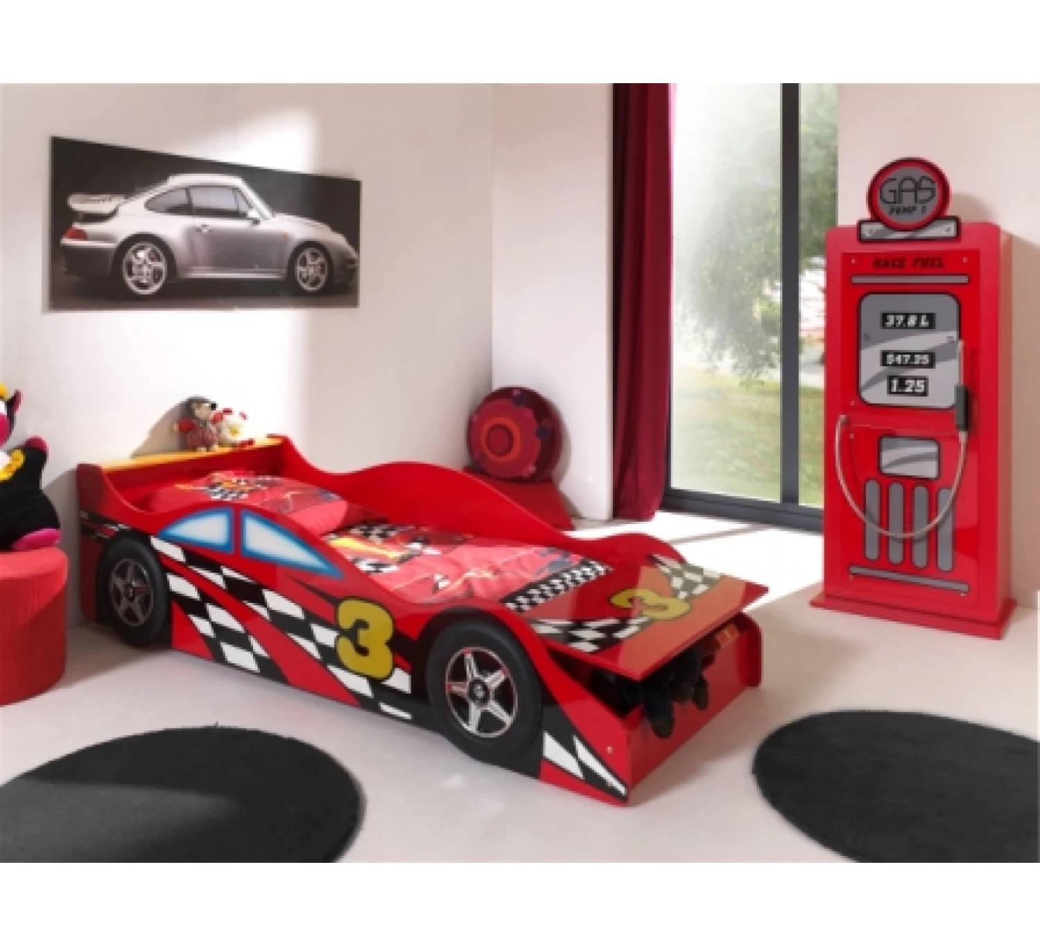 Race Autobed Rood 70X140Cm 2 Race Autobed Rood 70X140Cm - Afbeelding 2